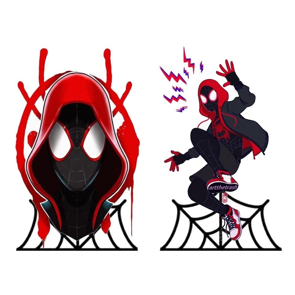 homem aranha no aranhaverso kit decoração de festa infantil 4 display de mesa 20cm