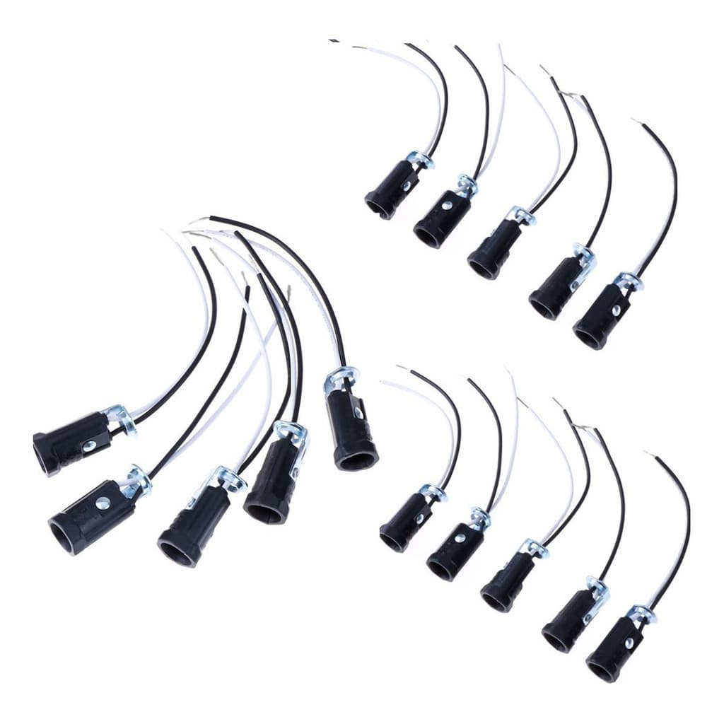 Kit 15 Base Bocal Lâmpada E12