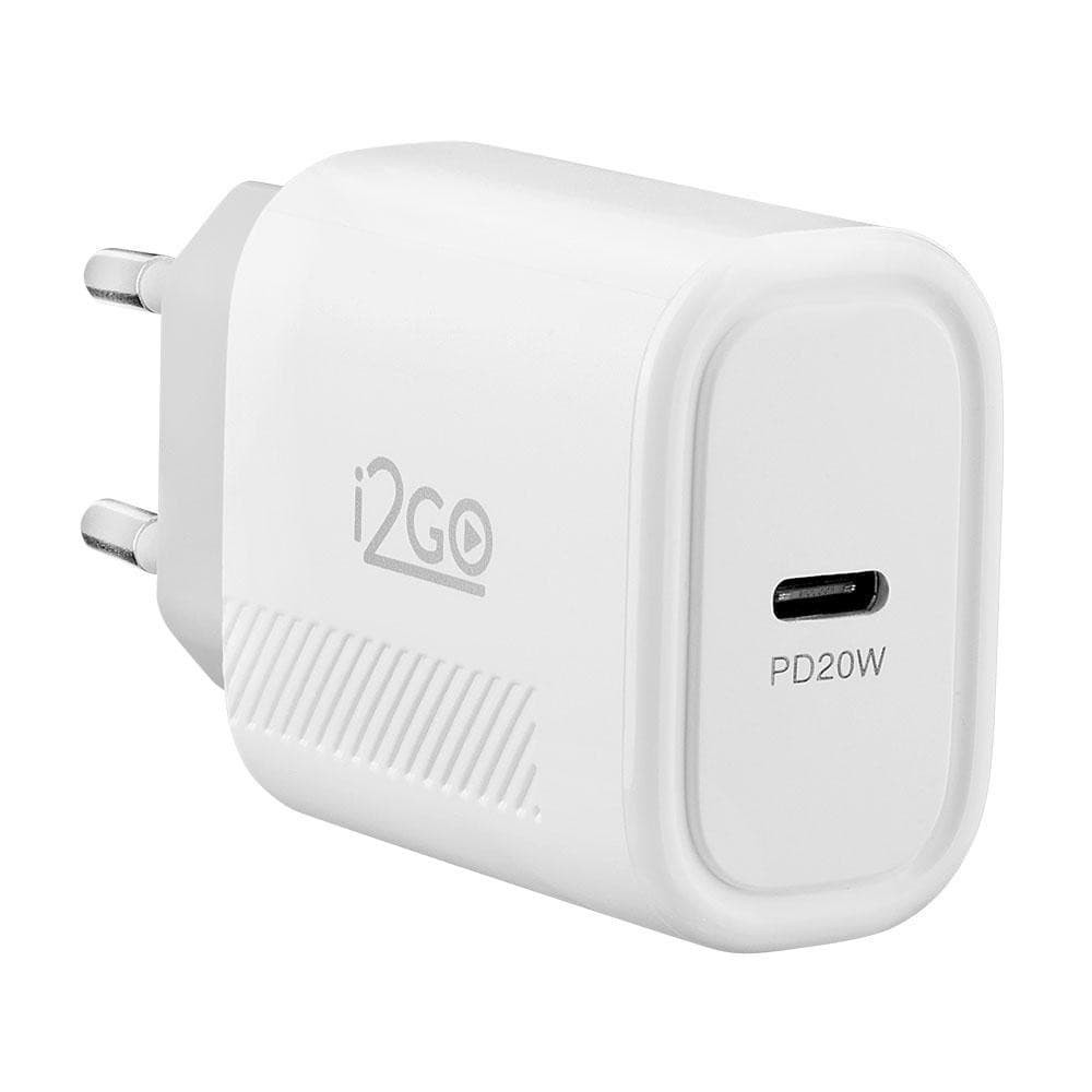 Carregador De Parede Turbo i2GO 20w 1 Saída USB-C Power Delivery Branco