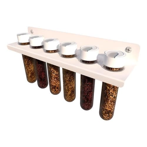 Suporte Porta Temperos Condimentos Com 6 Tubetes Dicarlo