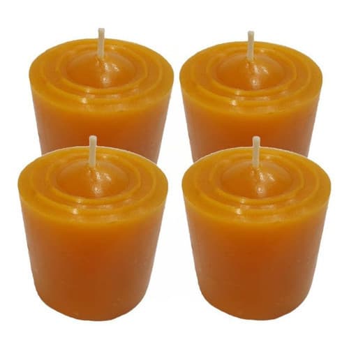 Kit 4 Velas Aromáticas Pequena De Mel - Perfumada