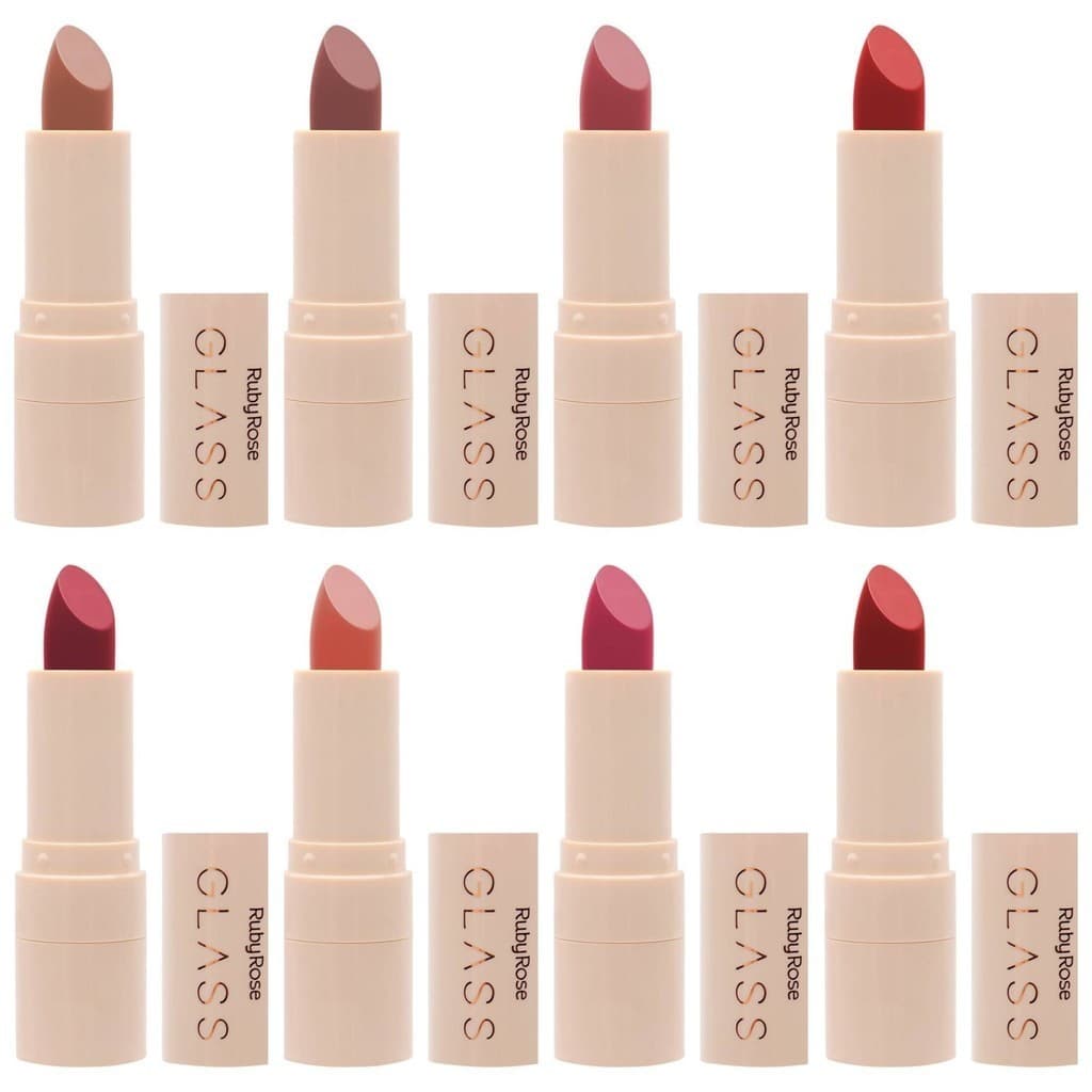 Batom Velvety Glass Aveludado Ruby Rose - Todas as Cores