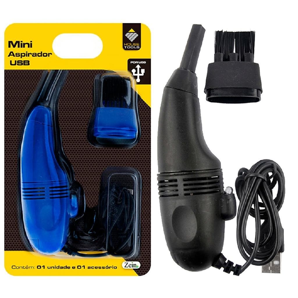 Mini Aspirador Pó USB Pequena Areas Carro Teclado Gavetas