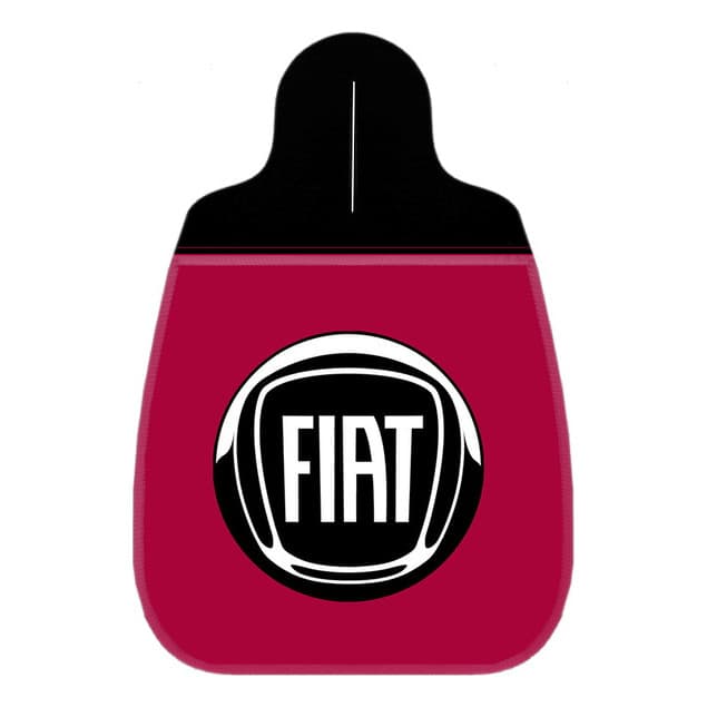 Lixeira Lixinho Carro Fiat Preto Branco E Vermelho