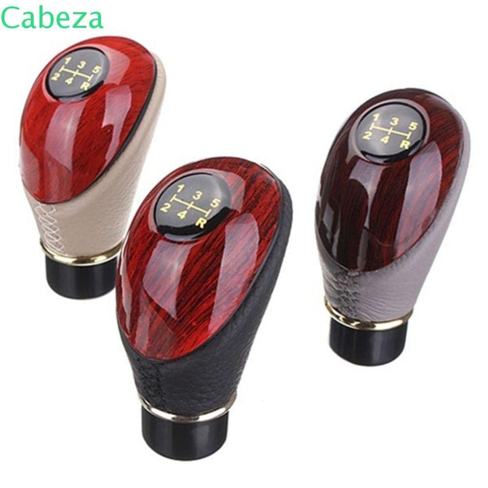 CABEZA1 Botão De Engrenagem Manual , Mudança De Marcha Automática , Imitação De Pêssego , 1 Peça , Couro PU Carro