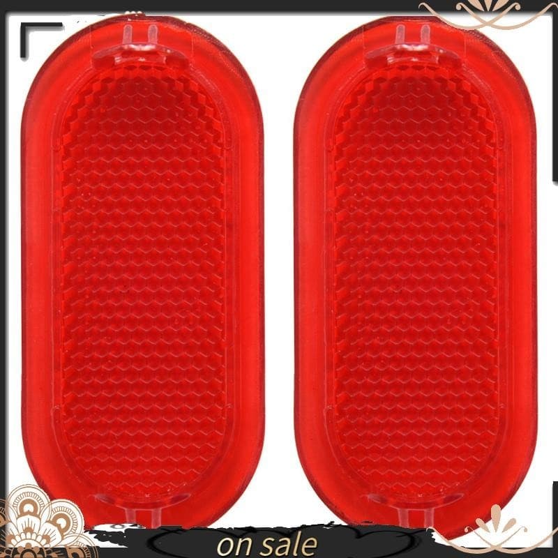 👑2Pcs Painel Interior Da Porta Vermelha Refletor De Luz De Alerta Para Carocha Polo Caddy Touran 6Q0947419