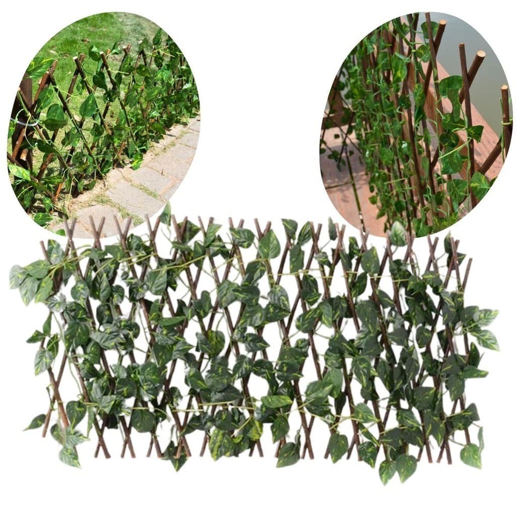 Treliça Gradil Hera Cerca Painel Madeira 2 mts x 30 cm