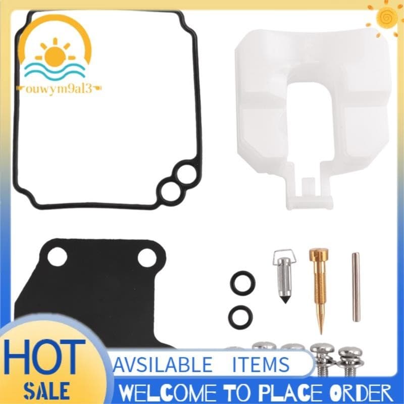 63V-W0093-00 Kit De Reparo De Carburador De Motor De Barco Para Yamaha De 2 Tempos 9,9hp 15HP Popa