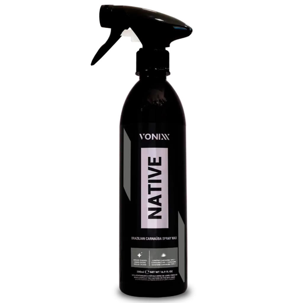 Cera Native Spray Wax Carnaúba Tipo 1 500ML Original Vonixx
