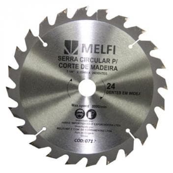 Serra Circular P/ Madeira 24 Dentes 4 3/8 X 20Mm