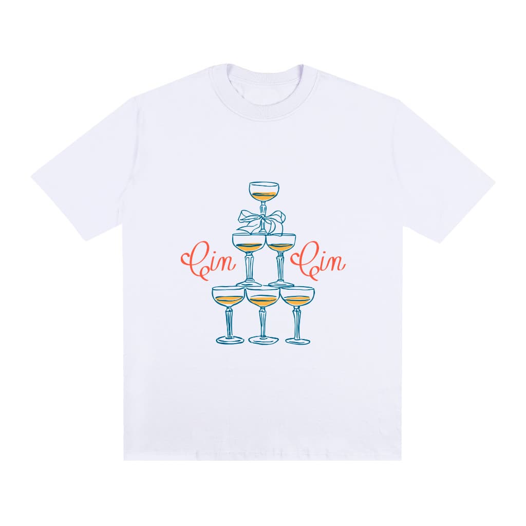 Camiseta Feminina 100% Algodão Premium Gin Gin