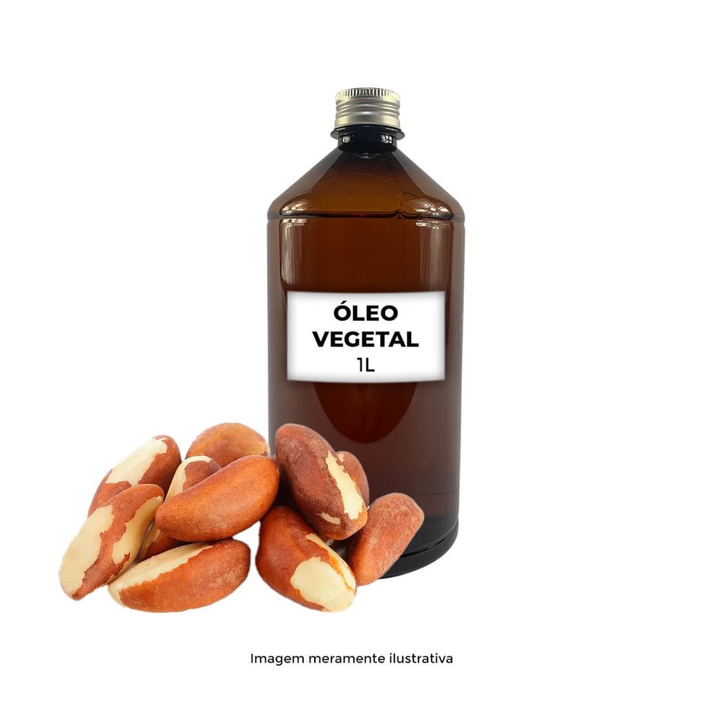 Óleo Vegetal De Castanha Do Pará 100% Natural 1 Litro