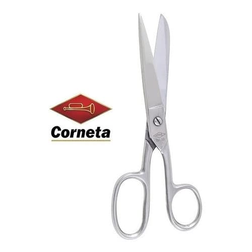 Tesoura de Costura Totalmente Forjada Aço Inox 150 mm Modelo Antigo Corneta Do Brasil
