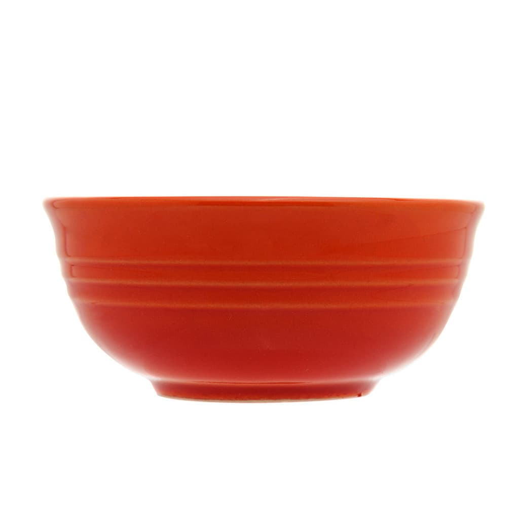 Cj.2 Bowls de Cerâmica Retro Laranja 10 x 4.5cm