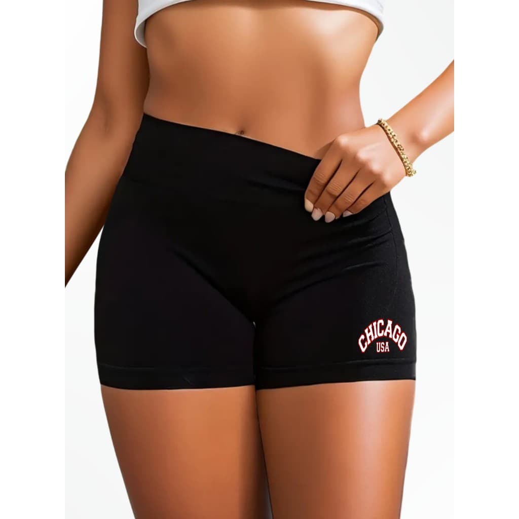 SHORT FEMININO SUPLEX PREMIUM CURTO SHORTS CHICAGO TREINO YOGA MODA GRINGA