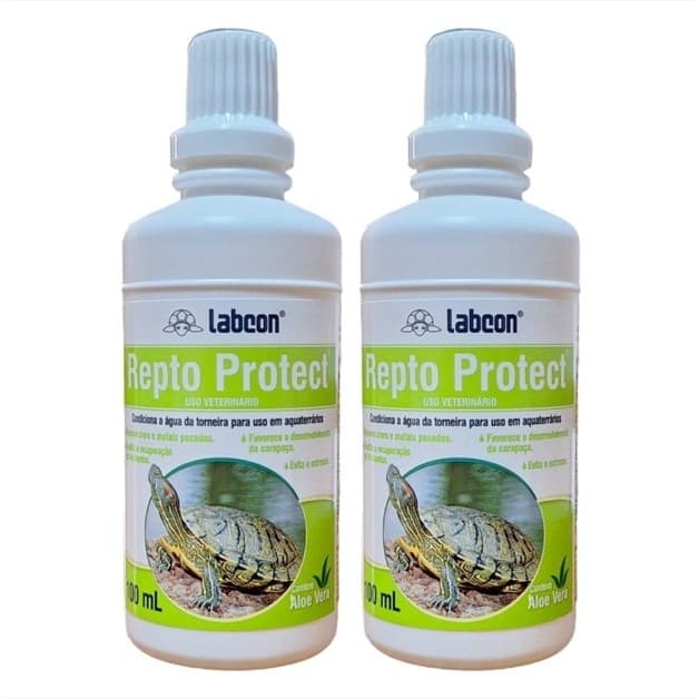 Kit Condicionador de Água Para Tartarugas Labcon Repto Protect 100ml