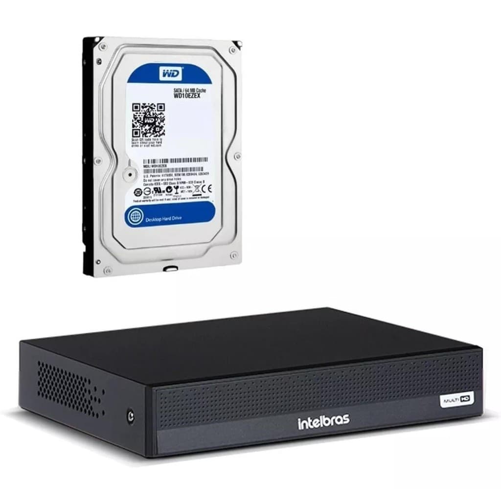 Gravador Dvr Mhdx 3008 Inteligência Artificial Full Hd com hd 1tb