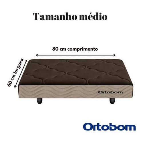 Mini Caminha Pet Cachorro E Gato Porte Médio 80x60x13cm