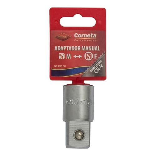 Adaptador De Soquete Manual 3/4 (macho) 1/2 (femea) Corneta