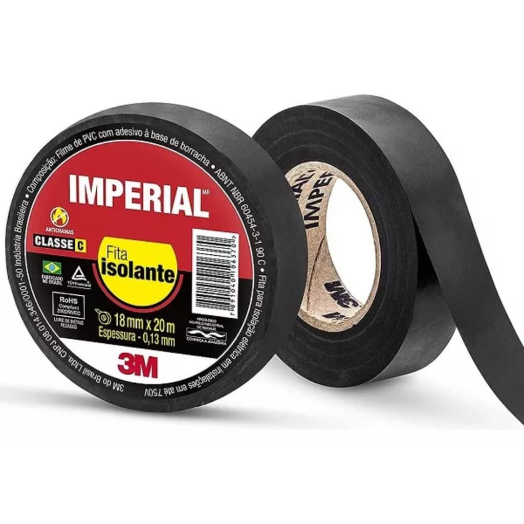 Fita Isolante 20mts 0,13mmx18mm Imperial 3M