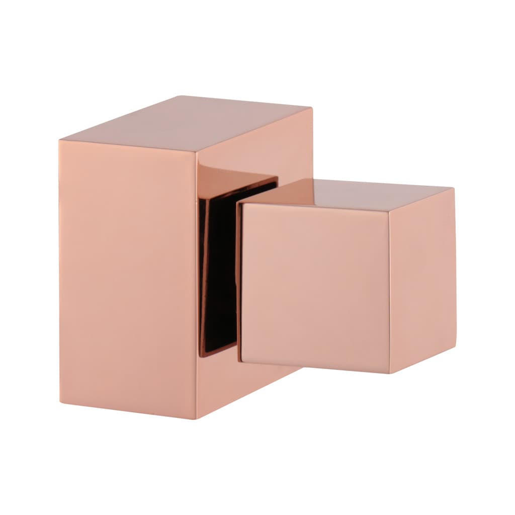 Acabamento Para Registro Geral Banheiro Chuveiro 50mm 1.1/2" 1.1/4" Quadrado Rose Gold Brilhante Padrão Deca Metal