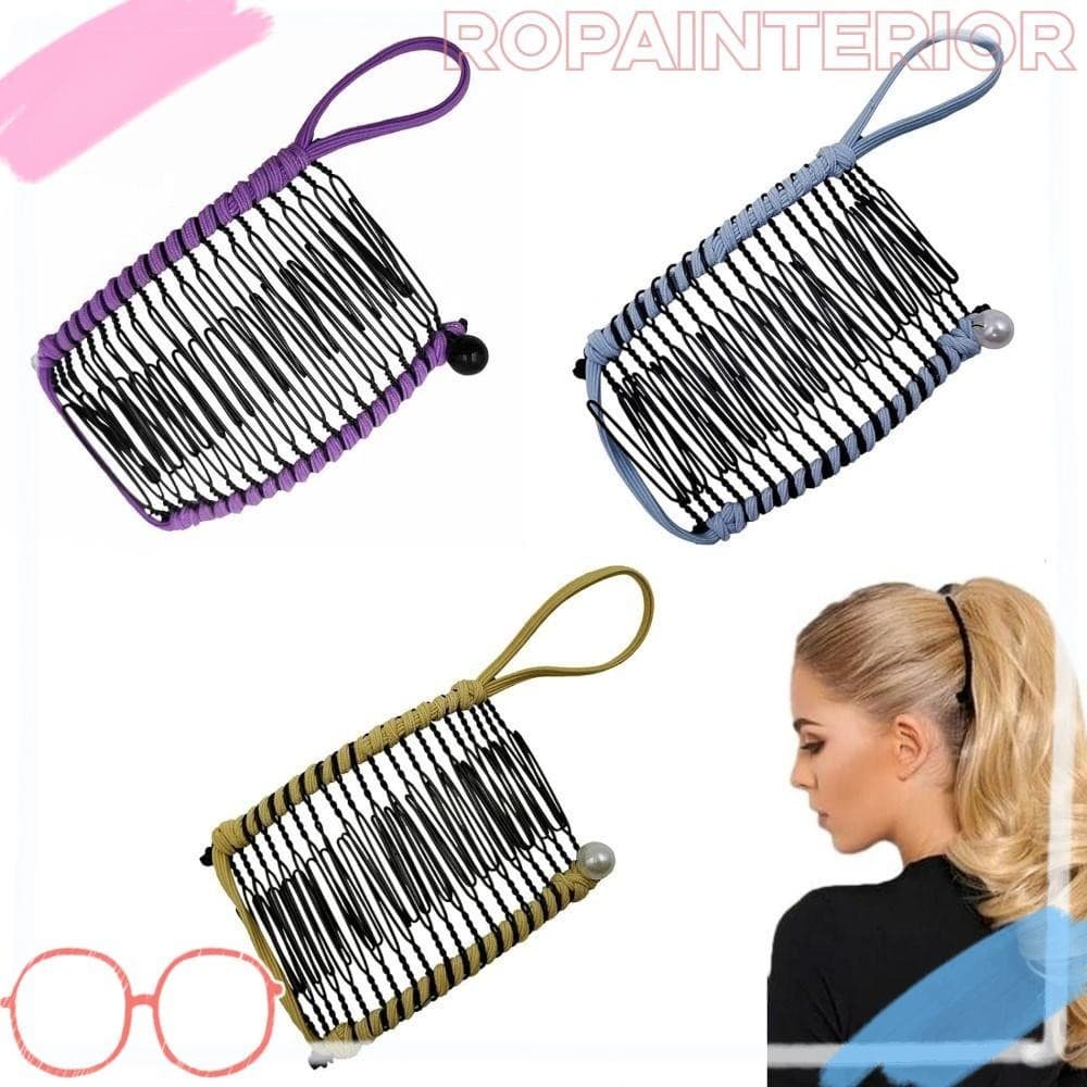 Ferramenta De Pente Clincher ROPAINTERIOR , Grampo De Cabelo De Banana De Metal Antiderrapante , Suporte De Rabo De Cava