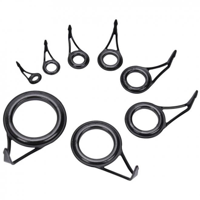 Kit com 8 peças Guias Passadores para Reparo Vara de Pesca 9KM