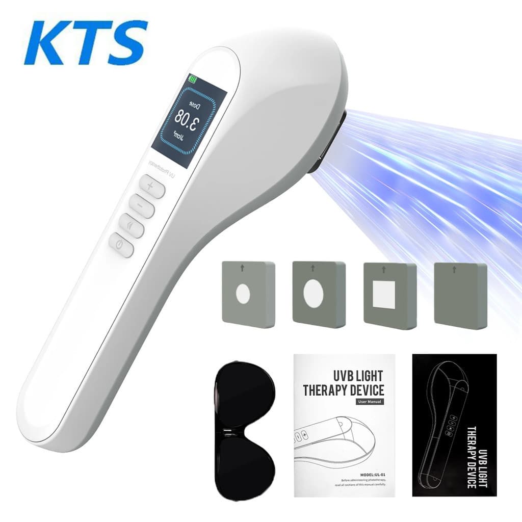 KTS Dispositivo De Fototerapia UVB Para Tratamento Vitiligo 308NM UV Faixa Estreita Terapia Com Luz Ultravioleta Pontos De Psoríase Eczema
