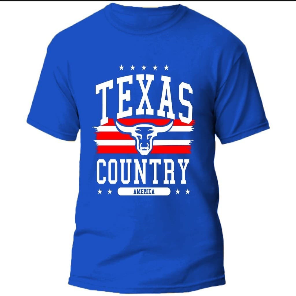 Camiseta Masculina Lançamento 2025 Country Texas Rodeio 100% Algodão Envio Imediato