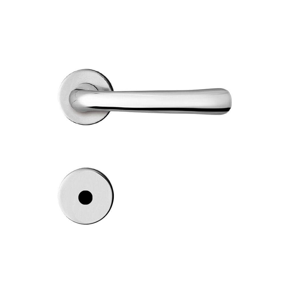 Fechadura Papaiz Banheiro de 40mm 5400 R66 MZ430 Cromado