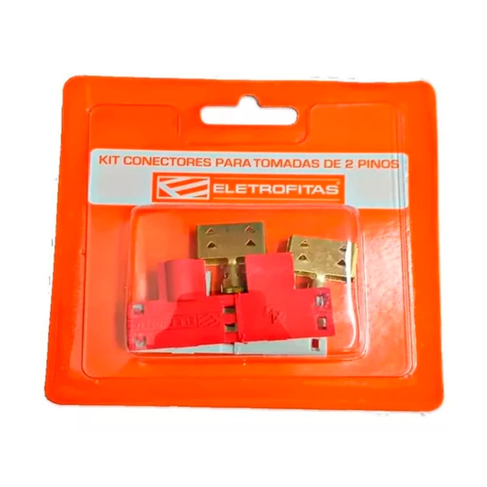 Kit Conectores Para Tomadas De 2 Pinos 20a Eletrofita Original