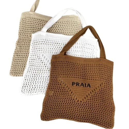 Exclusivo Bolsa de Praia Tricot Verão Delicada Felinina Saida de Praia Elegante Lançamento novidade
