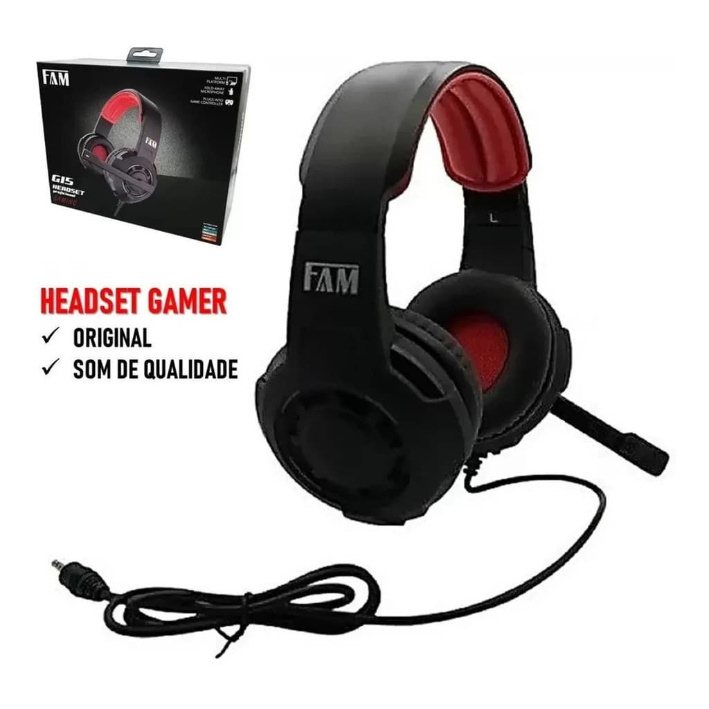 Headset Gamer Xbox Ps4 Pc Celul Profissional G151 Original