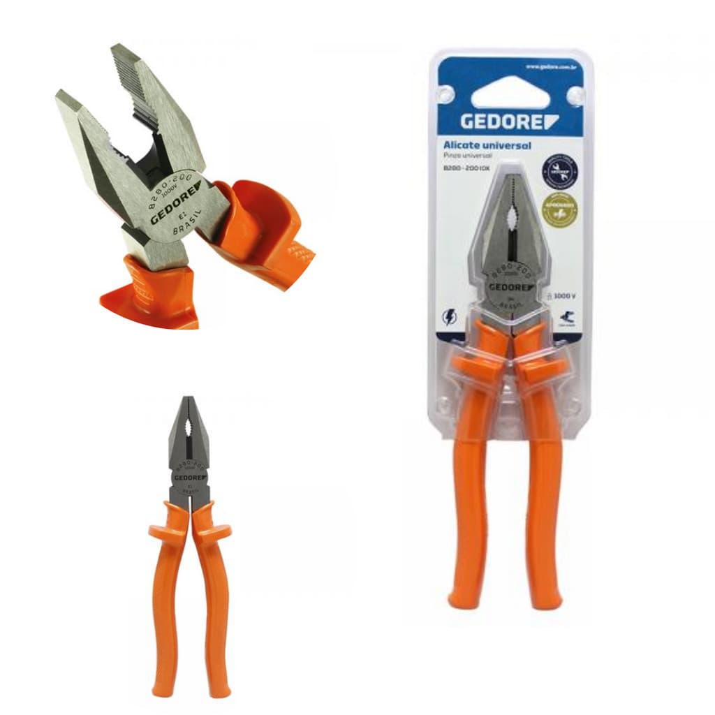 ALICATE UNIVERSAL 8" ISOLADO BLUE 8280-200IOX