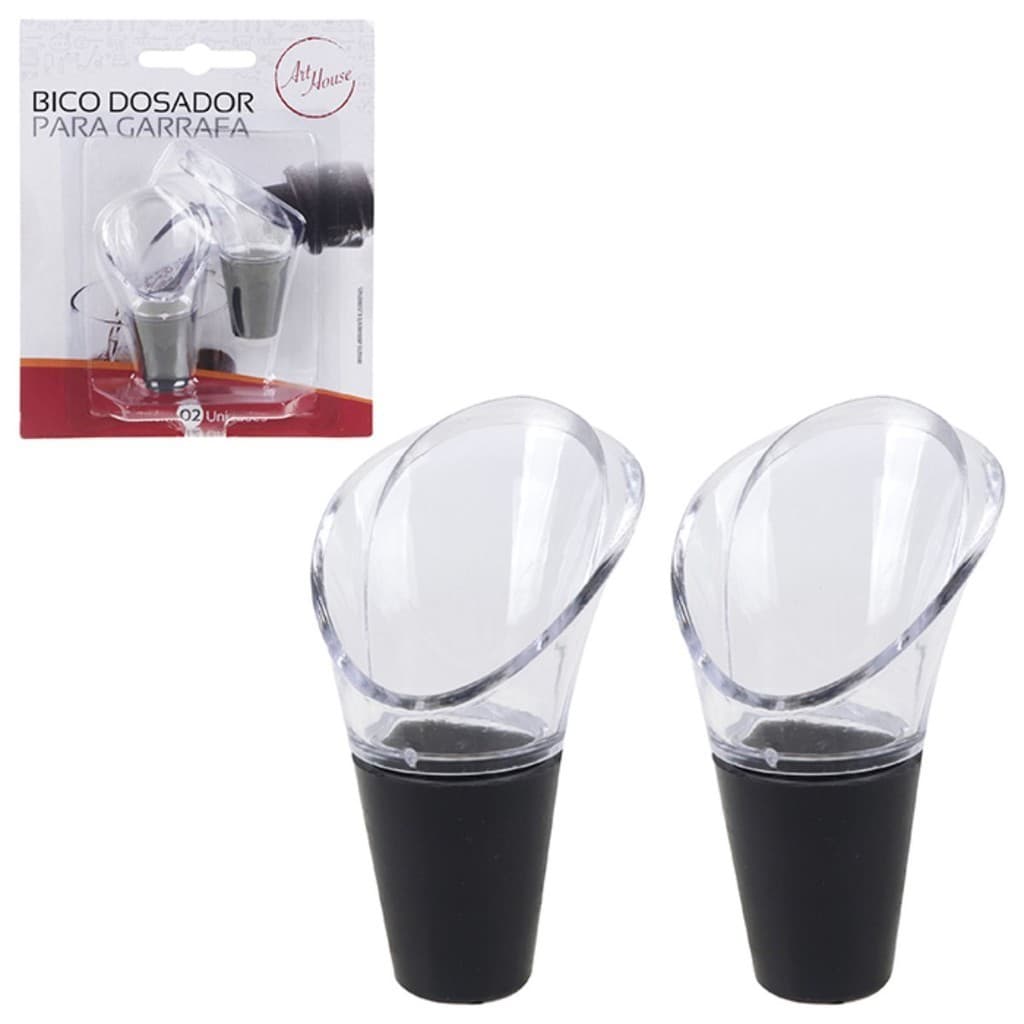 Bico Dosador Aerador Decantador Instantâneo para Vinho Bebidas Universal Portátil