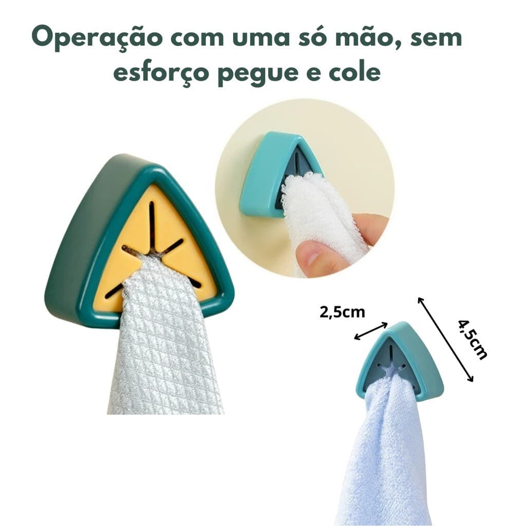 Suporte Cabide Gancho Adeus bagunça Gancho adesivo para organização Adesivo pano Prato Toalhas Roupas Banheiro