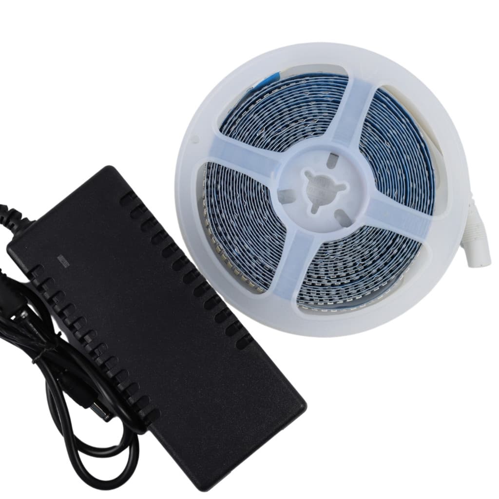KIT Fita LED 4K 3528 480 Leds/m 12V 30W/m IP20 5M + Fonte