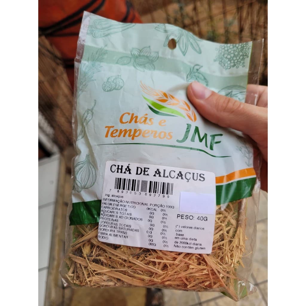 Chá de Alcaçuz Raiz Glycyrrhiza Glabra 40g - Chás e Temperos JMF