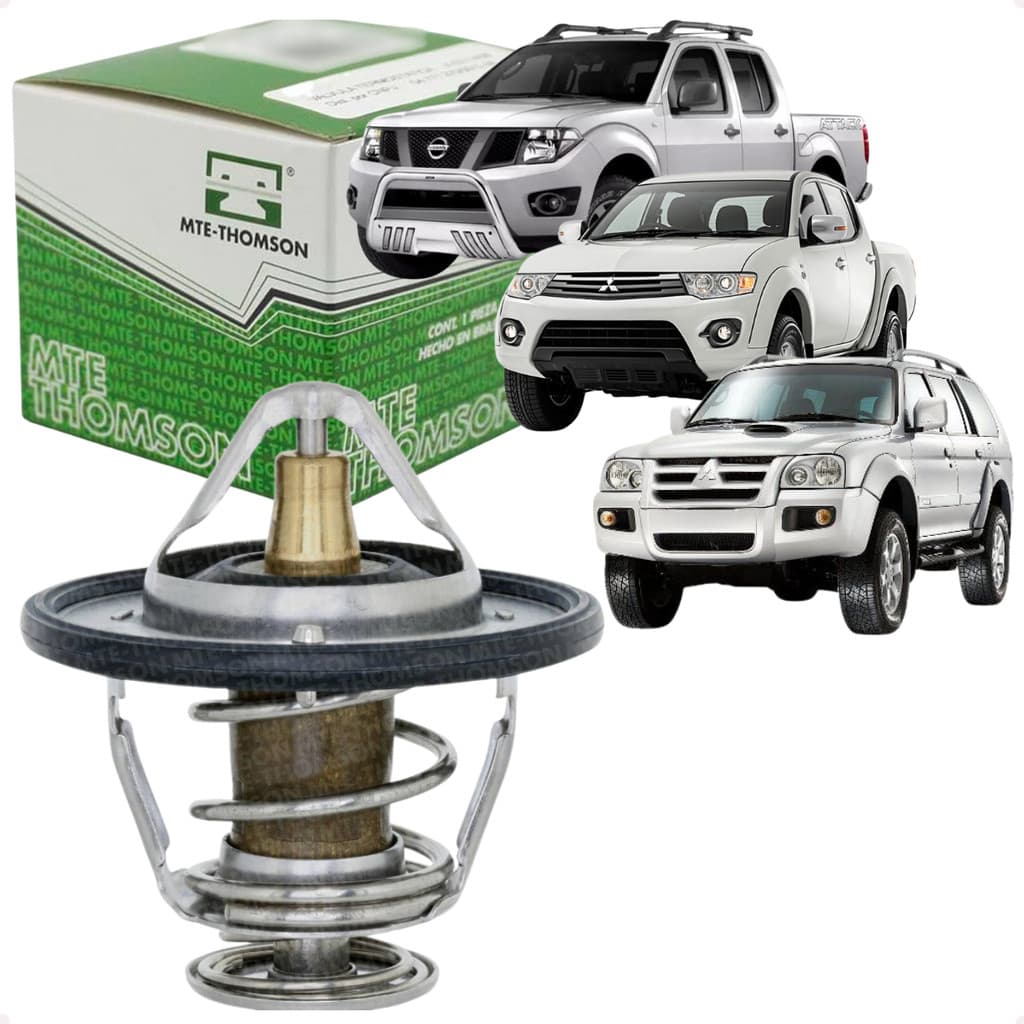 Válvula Termostática Original MTE L200 Sportage Pajero Outlander Frontier 2.5 2.7 3.5 3.0 3.8