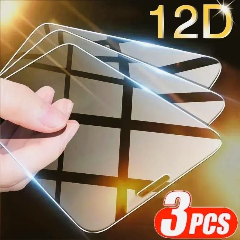 3 peças 9H HD película Vidro Temperado pelicula Para iPhone 17 11 12 13 14 15 16 Pro Max 7 8 Plus SE XS XR X Air