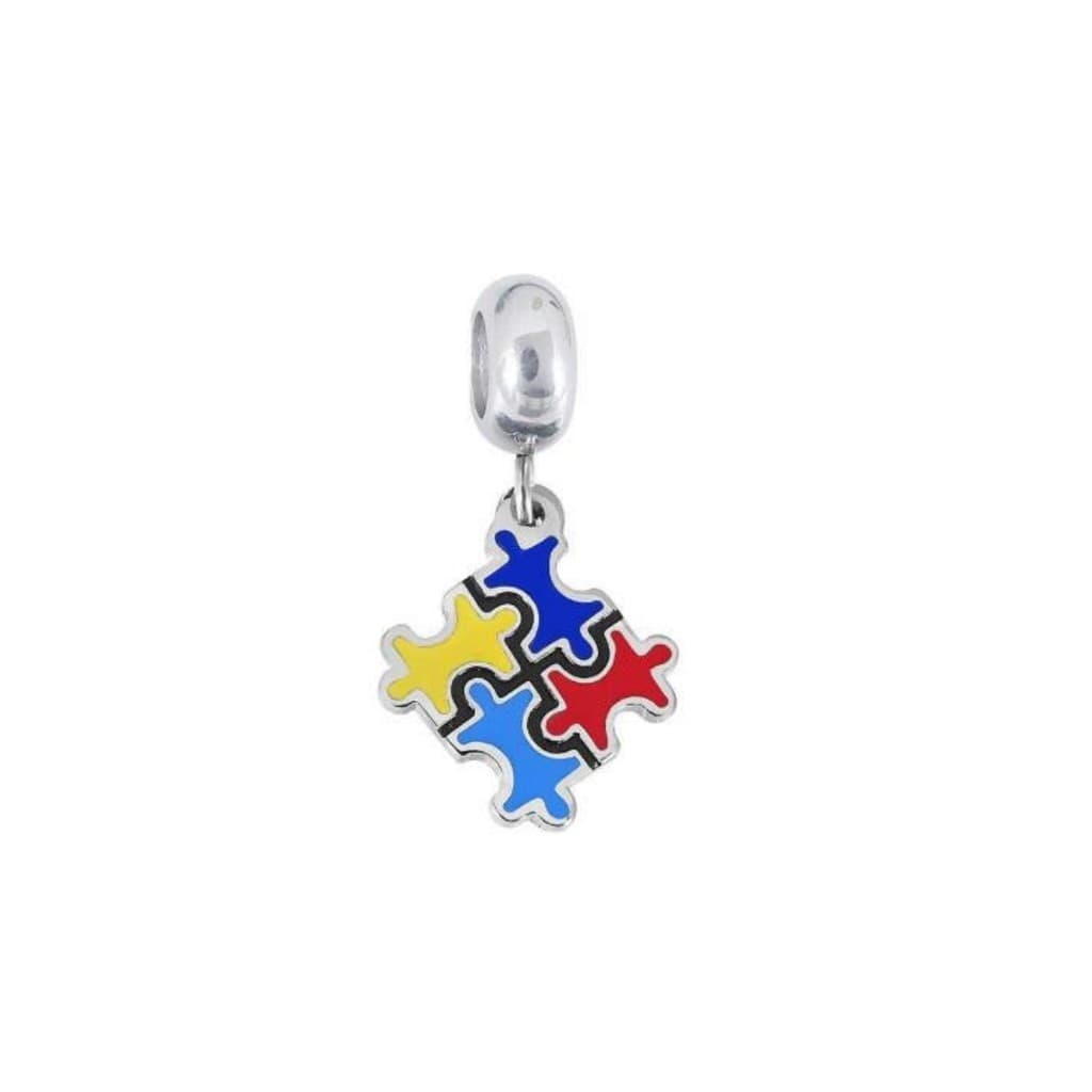 BERLOQUE AÇO INOX SÍMBOLO DO  AUTISMO