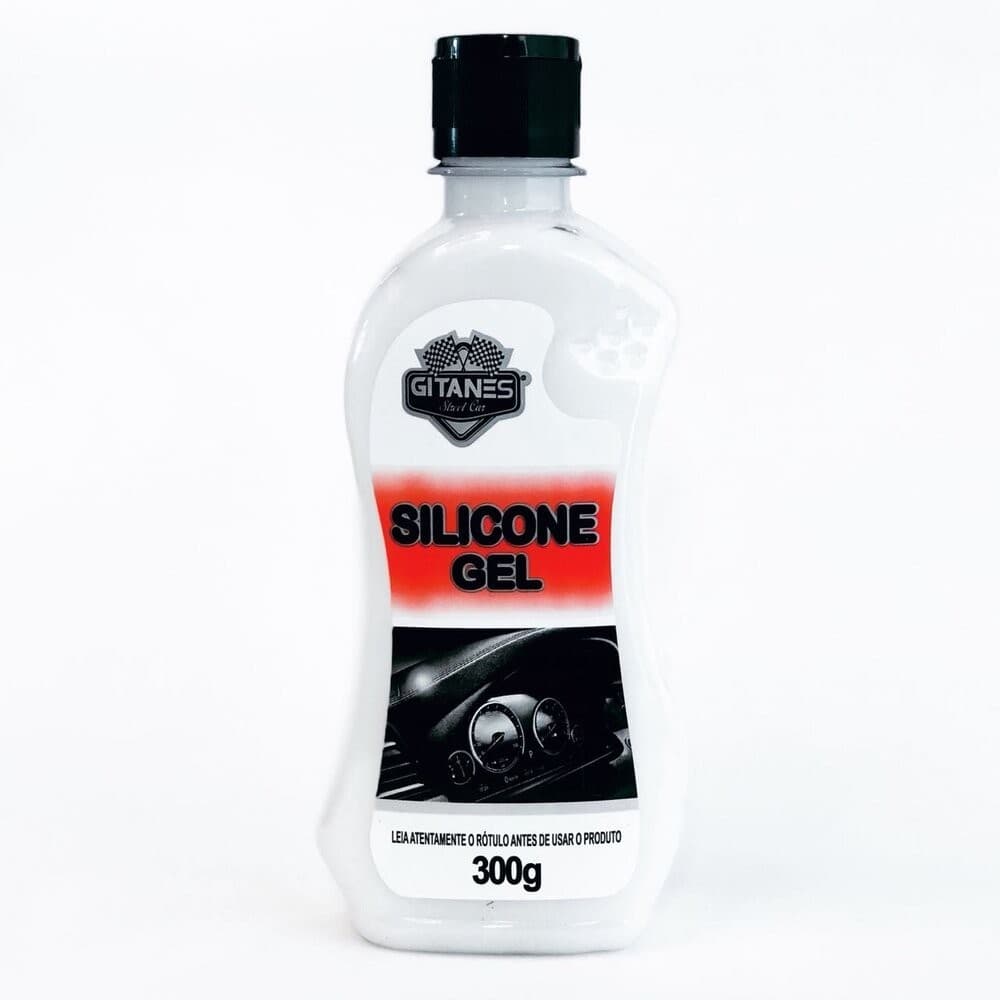 Silicone Gel 300g p/ Bancos Couro/ Plástico Painéis Gitanes Cor:Branco