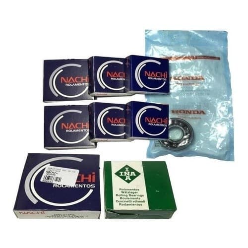 Kit Rolamento Motor Parte Baixo Cg Fan 150 Original