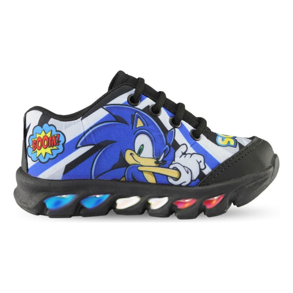 Tenis De Led Infantil Masculino Sonic Boom Com Luz Luzinhas