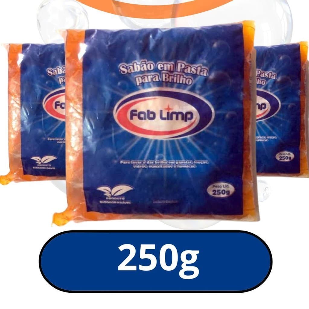 Kit 3 / 10 Sabão Em Pasta Fab Limp 250g