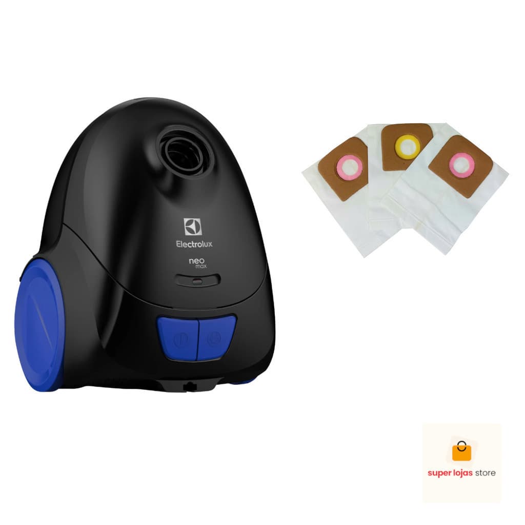 Saco Para Aspirador de Pó Electrolux NEO MAX Com 3 Unidades