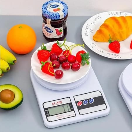 Balança digital cozinha precisão pilhas AA 10kg
