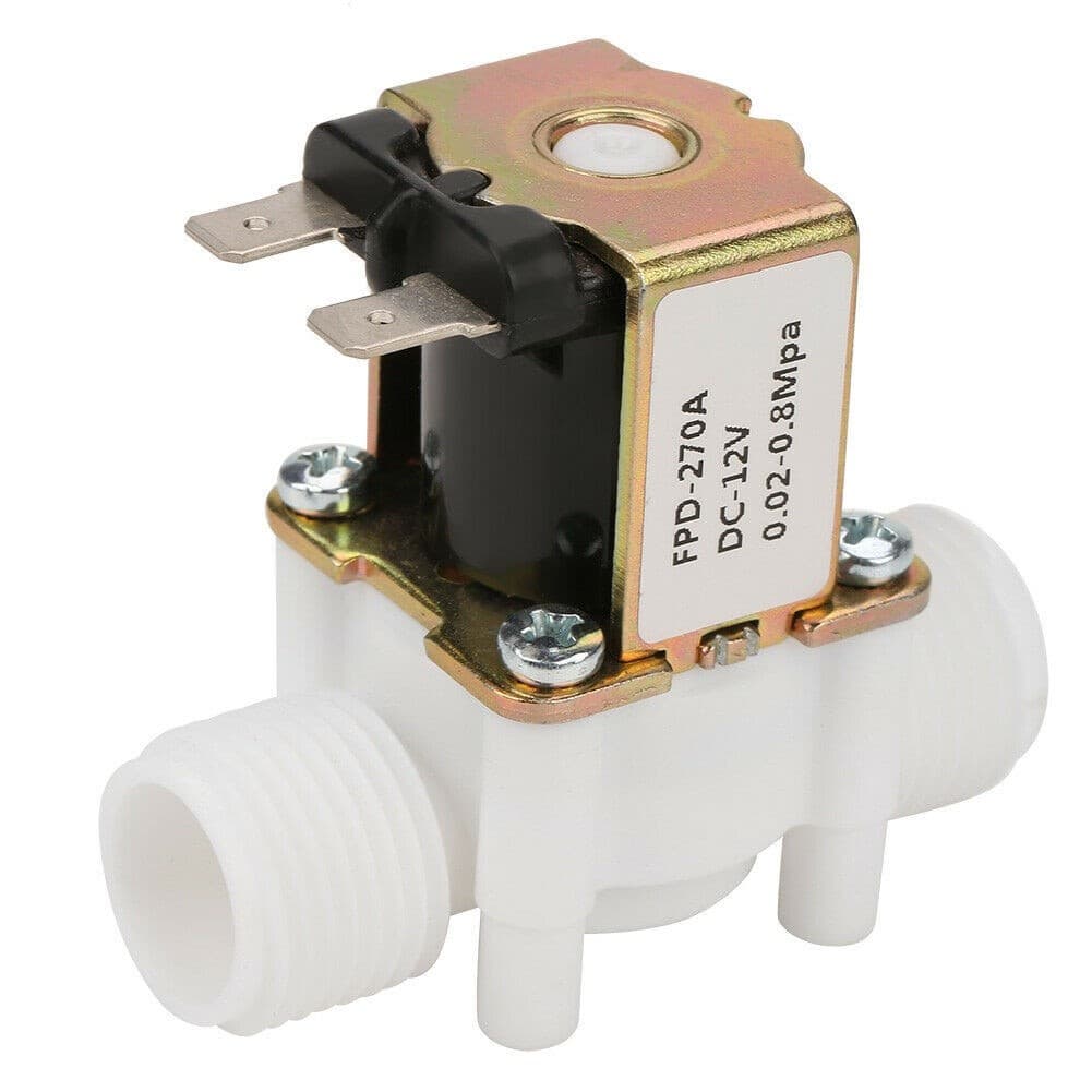 Válvula Solenoide 12v 3/4pol Água Automação Arduino Irrigação