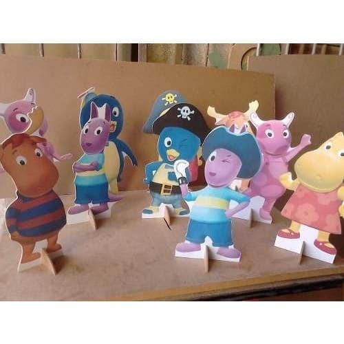 Backyardigans Kit De Decoração De Festa 10 Displays Mdf