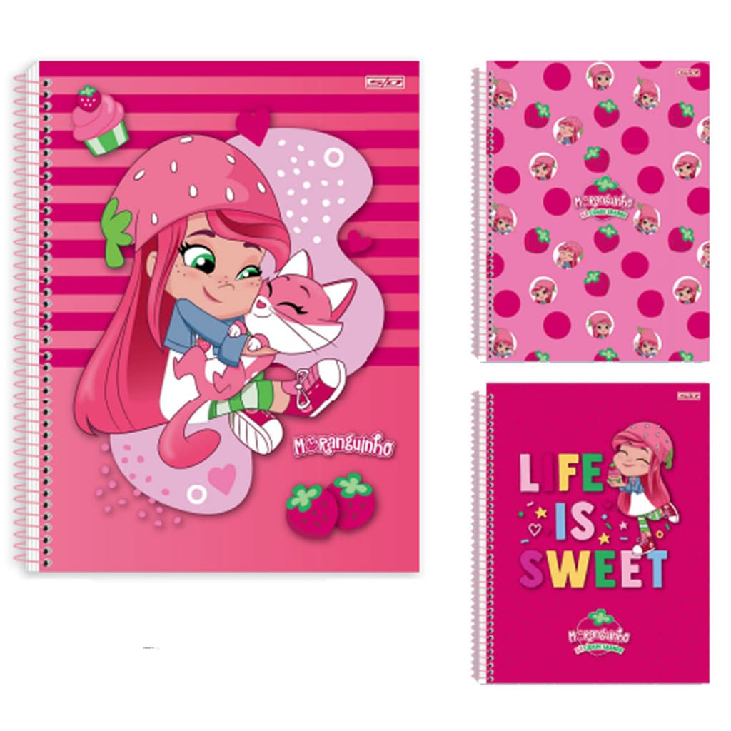 CADERNO COL 1M CD B/A 80F MORANG - SAO DOMINGOS 10315 - UNITÁRIO E SORTIDO